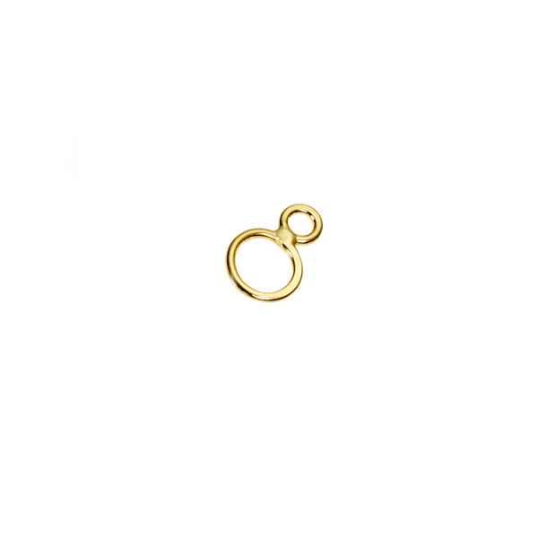 Doble anilla paralelo - Long. 8 mm - Hilo 0.6 mm