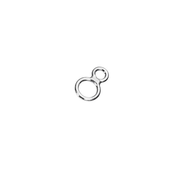 Doble anilla paralelo - Long. 8 mm - Hilo 0.8 mm