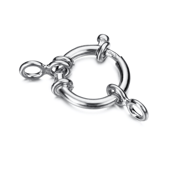 Ref.: 40052 - With jump rings - Ext. 14 mm - Tube Ø 2 mm