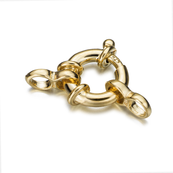 Ref.: 40563 - With jump rings - Ext. 12 mm - Tube Ø 2.5 mm