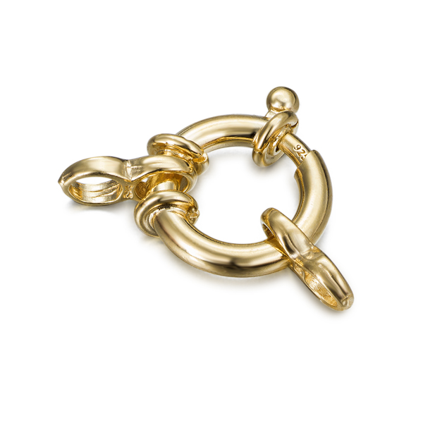 Ref.: 40565 - With jump rings - Ext. 14 mm - Tube Ø 2.5 mm