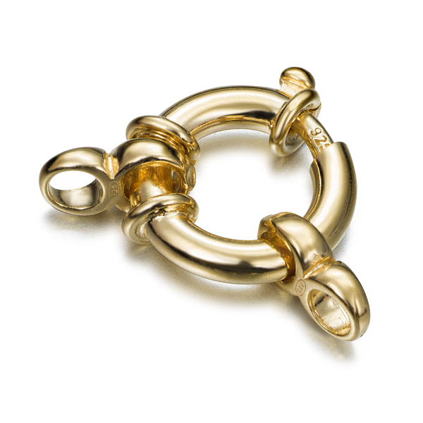 Ref.: 40569 - With jump rings - Ext. 18 mm - Tube Ø 3.5 mm