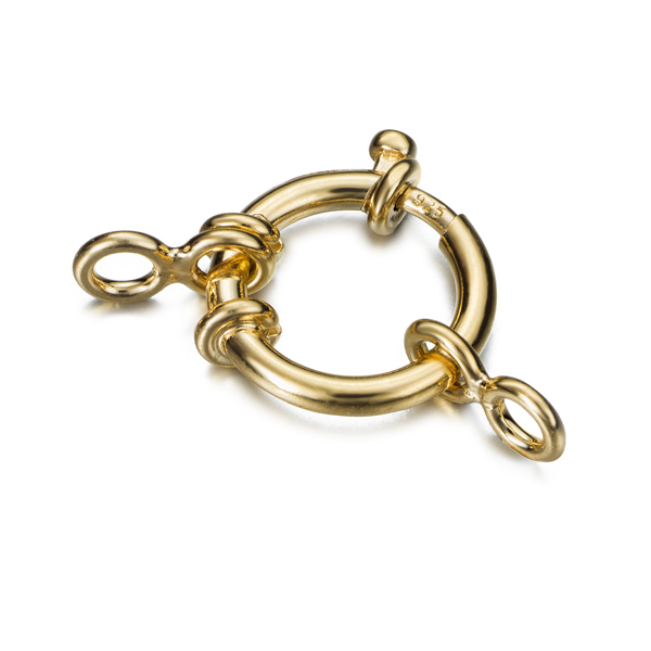 Ref.: 40572 - With jump rings - Ext. 14 mm - Tube Ø 2 mm