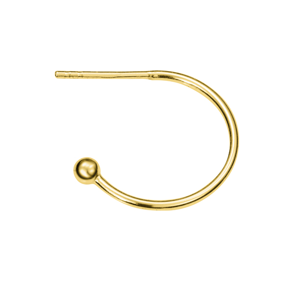 Ref.: 45282 - Ring 18.4 mm with ball and post