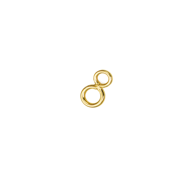 Doble anilla paralelo- Long. 7.2 mm - Hilo 0.8 mm