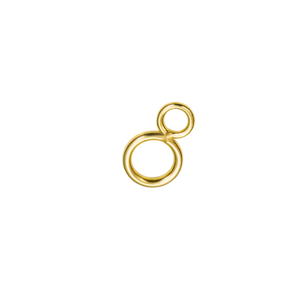 Doble anilla paralelo- Long. 10 mm - Hilo 1.0 mm