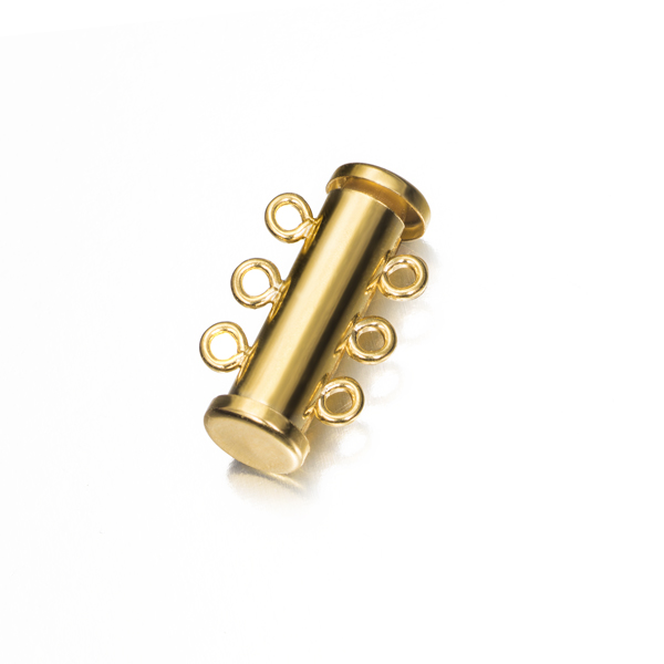 Ref.: 70001 - 3 rows - 17x5 mm Gold plated