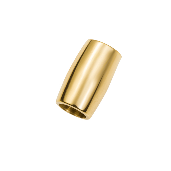 Ref.: 74406D - Gold plated - Length 13.8 x 8.8 mm - Int. 6.2 mm Ø