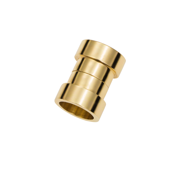 Ref.: 74447D - Gold plated - Length 13 x 9.4 mm - Int. 7.2 mm Ø
