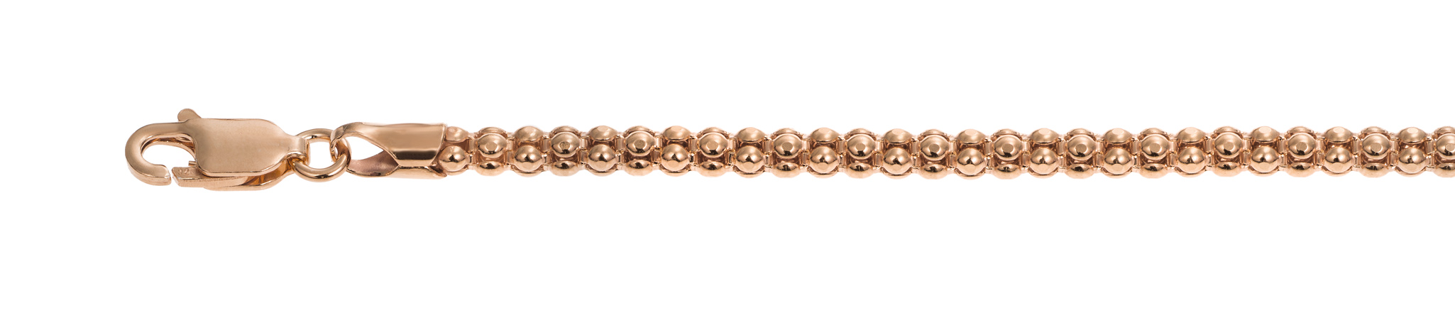 Ref.: 91330 - Rose gold plated popcorn - Wide 3.0
