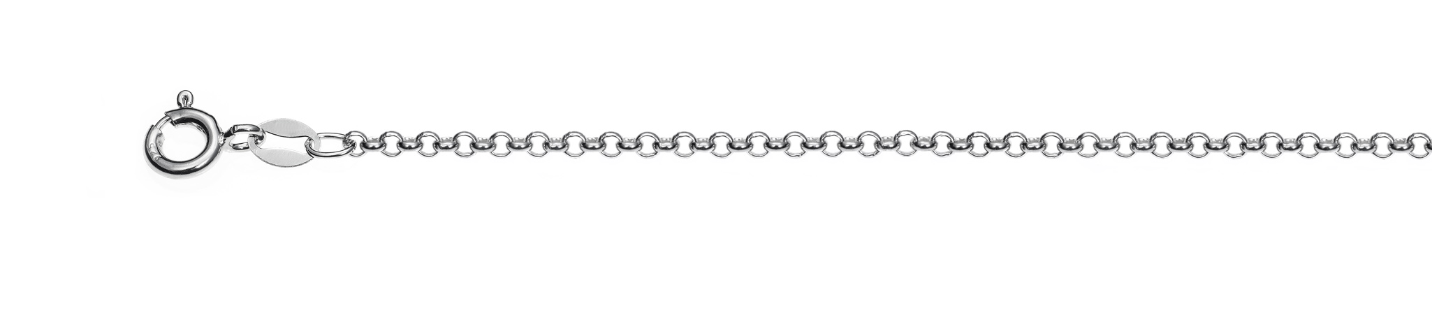 Ref.: 94026 - Rolo 0.26 rhodium plated - Wide 1.5